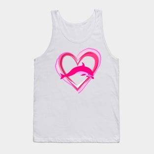 Dolphin love Tank Top